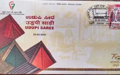 Udupi Saree in Postal cover